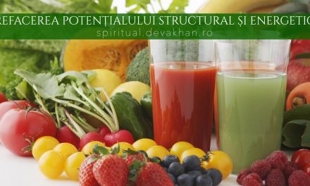 Refacerea potențialului structural și energetic prin hrana vie